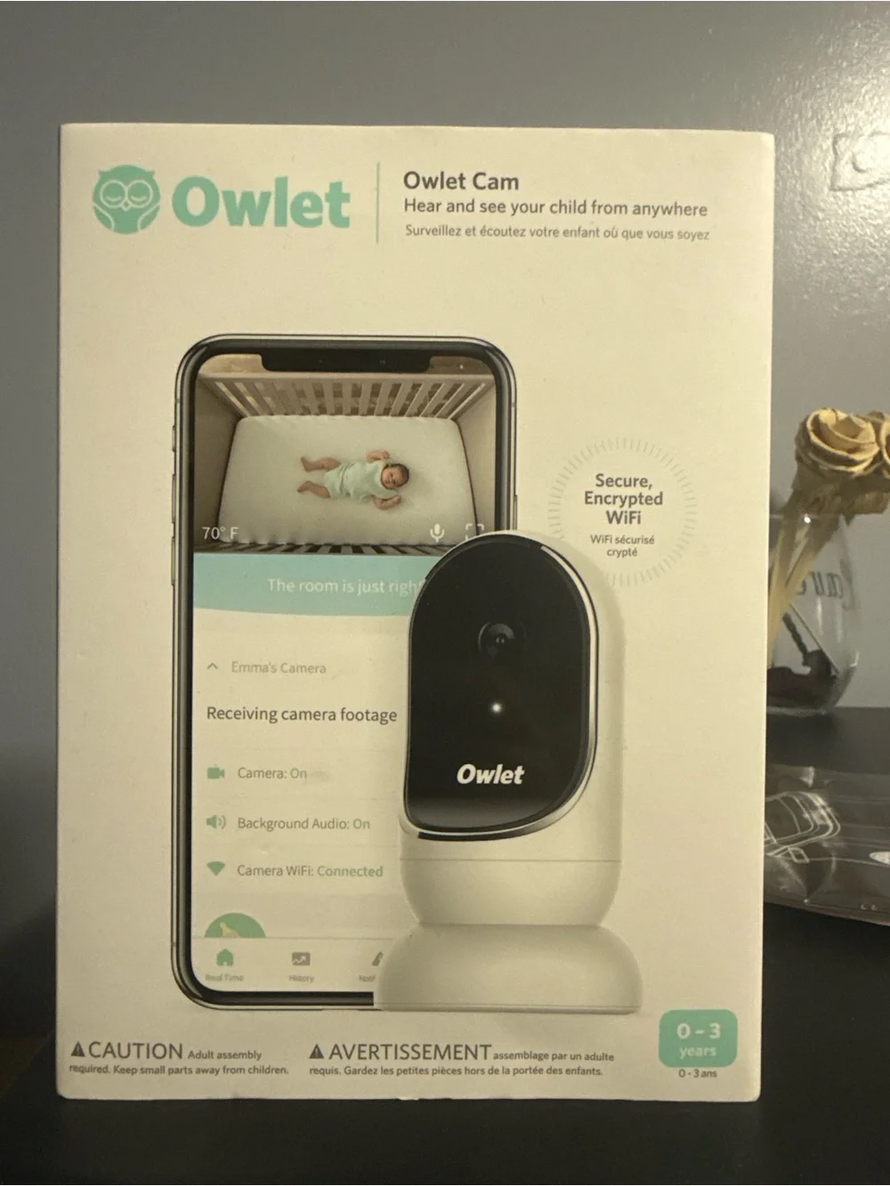 Owlet Cam Baby Monitor - White MAKE AN OFFER